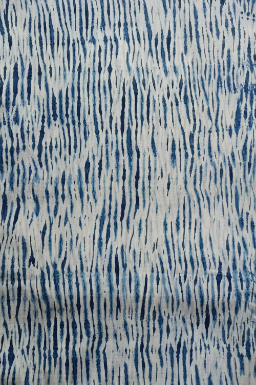 Creative Bee 'JOVIE' Natural Dye Shibori Silk x Cotton Fabric - Image 3