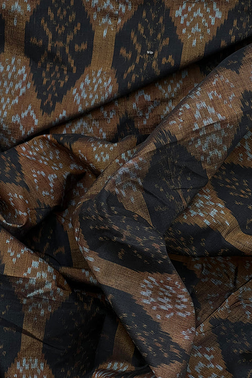 Creative Bee 'Kyle' Safe Dye Ikat Silk x Cotton Fabric (0.50 meter) - Image 3