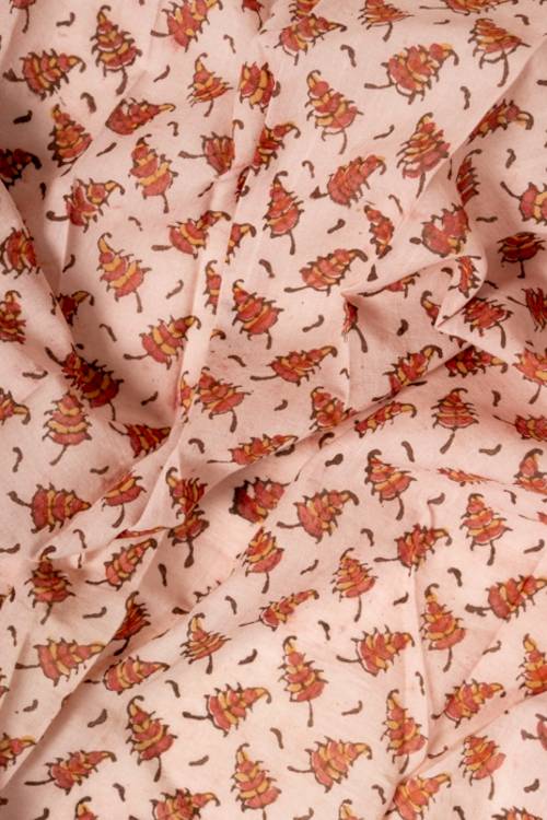 Creative Bee 'LIORA' Natural Dye, Hand Block Printed Cotton Fabric - Image 2