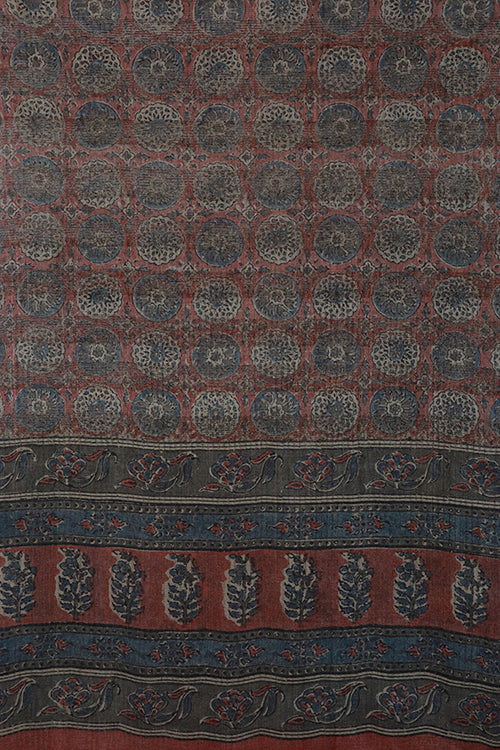 Creative Bee 'Malay' Signature Weave Natural Dye Silk Dupatta - Image 4
