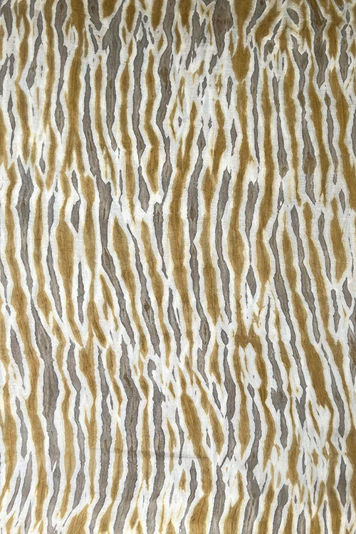Creative Bee 'nadiya' Natural Dye Shibori Cotton x Silk Fabric (0.50 meter) - Image 3