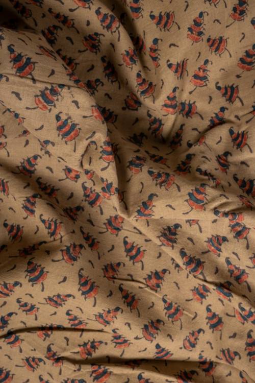 Creative Bee 'NOMI' Natural Dye, Hand Block Printed Cotton Fabric - Image 2