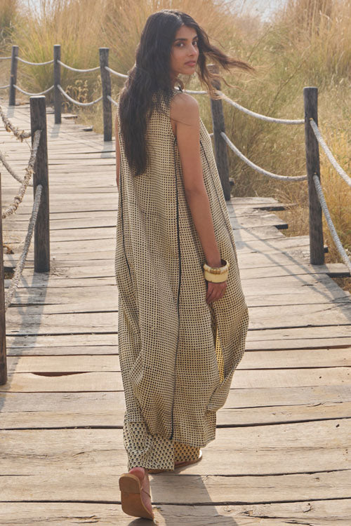 Dharan Kantha Embroidery "Black Glam Co-Ord Set" - Image 4