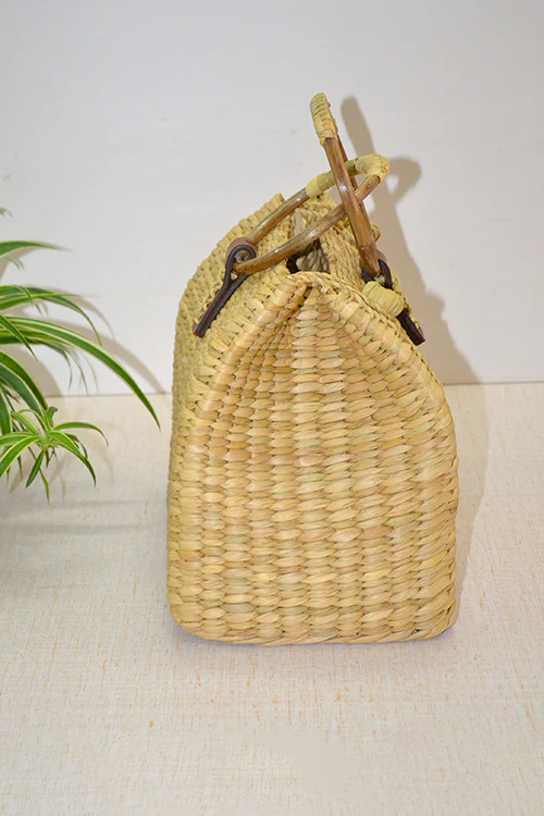 Dharini Kauna Hand Bag Natural - Image 6