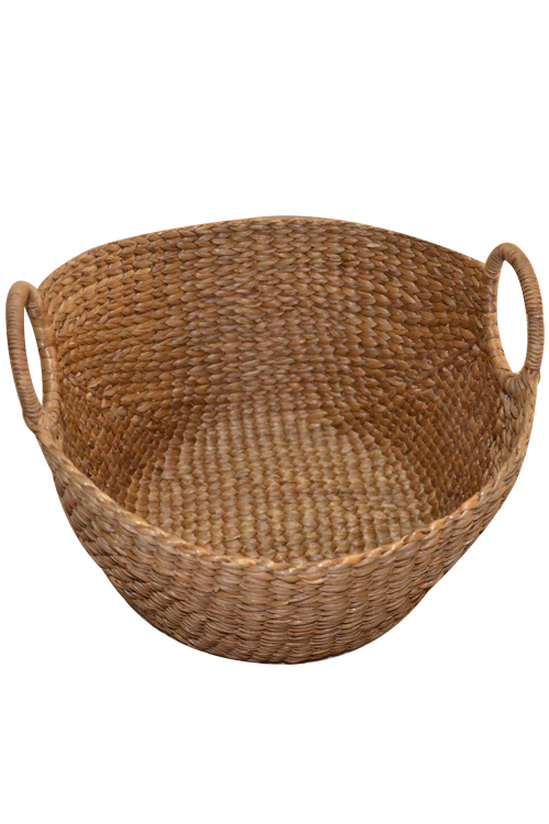 Dharini Water Hyacinth Laundry Basket Small - Image 4