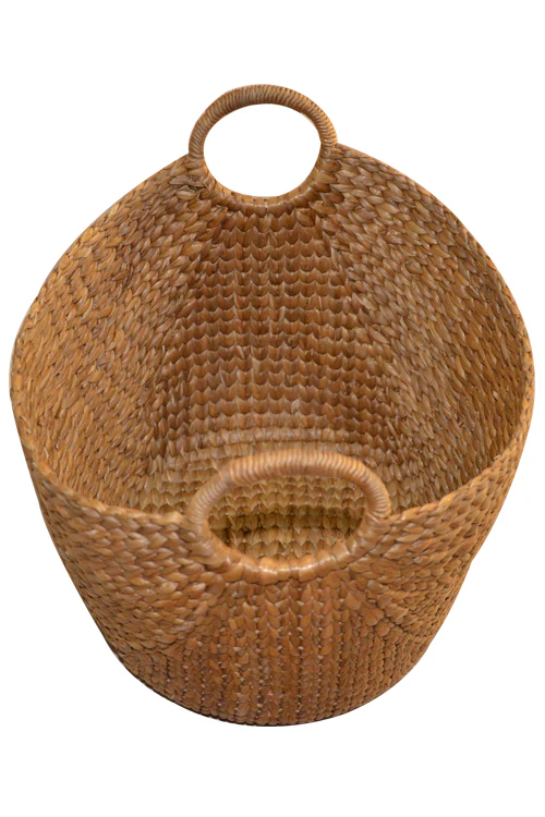 Dharini Water Hyacinth Laundry Basket Small - Image 5