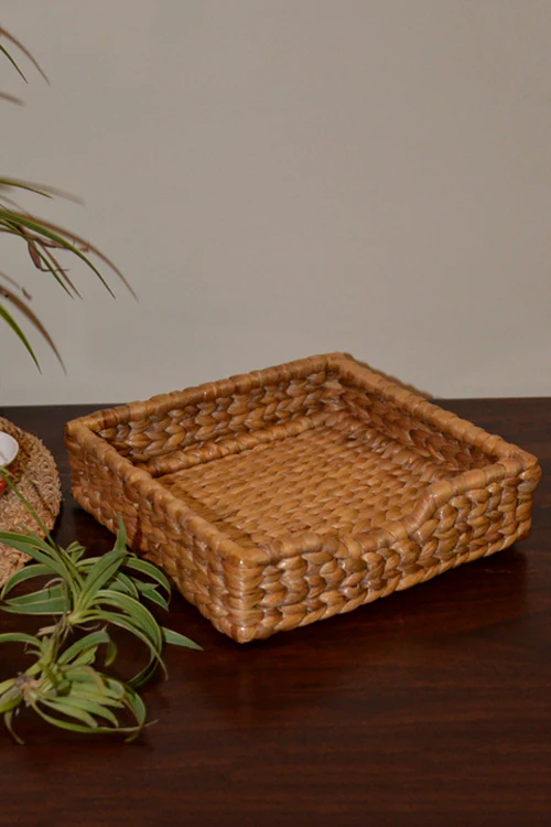 Dharini Water Hyacinth Napkin Holder - Image 4