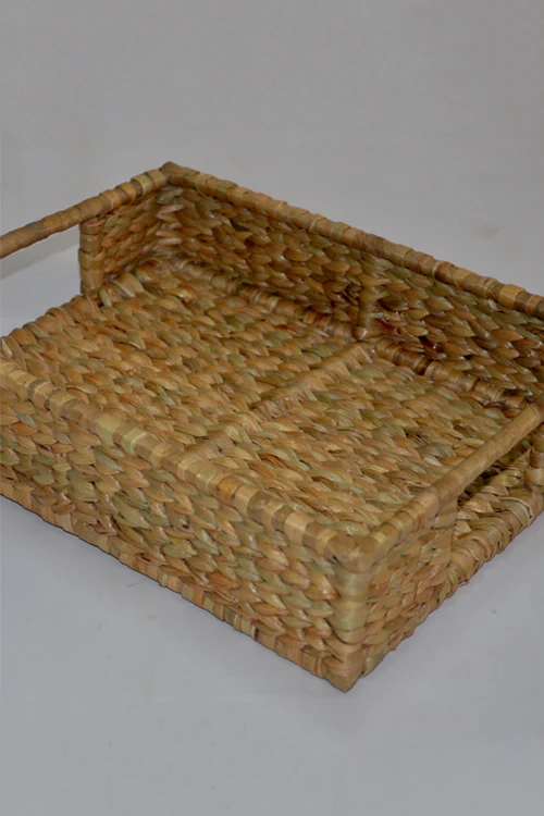 Dharini Water Hyacinth Rectangular Basket - Image 4