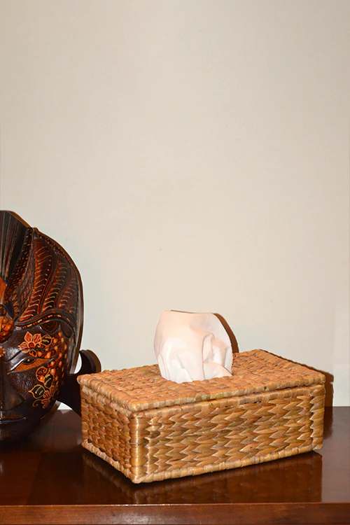 Dharini Water Hycinth Tissue Box - Image 4