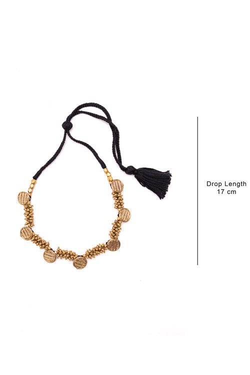 Miharu Dhokra Coated Choker CD1955 - Image 4