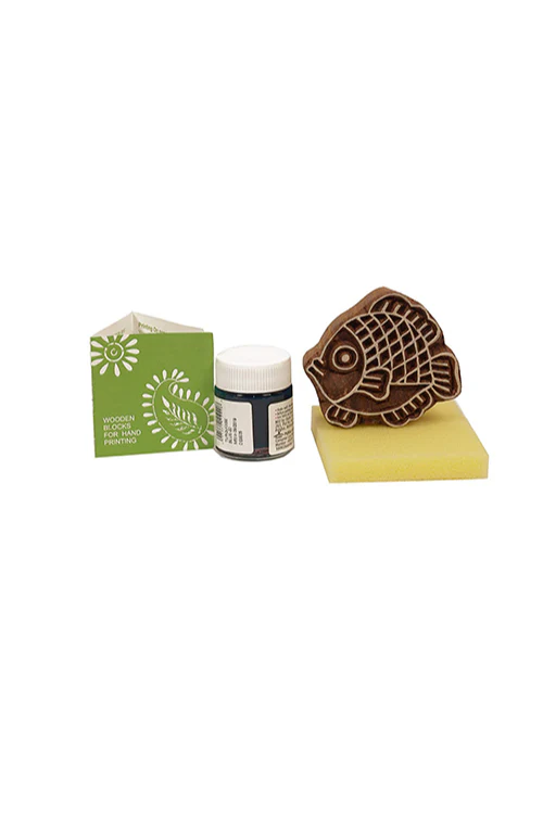 DIY T Shirt Block Print Kit - Fish - Image 5