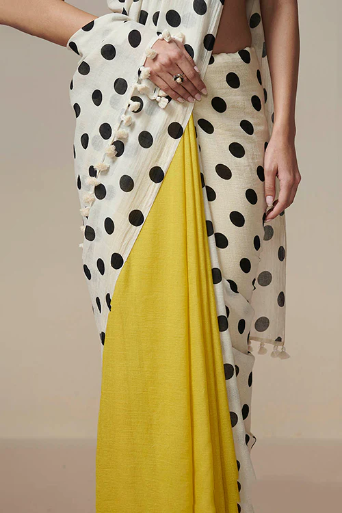 Dressfolk Bird song Bengal Cotton Saree - Image 3