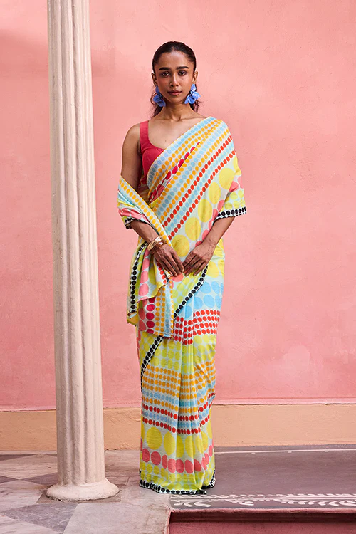 Dressfolk  Confetti Carnival Bengal Cotton Saree