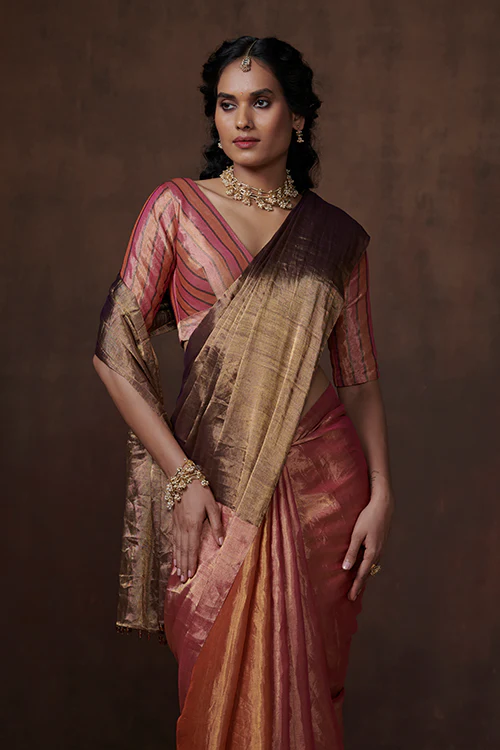 Dressfolk Mannar Tissue Saree - Image 2
