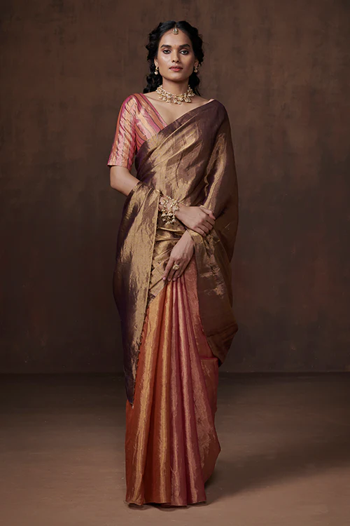 Dressfolk Mannar Tissue Saree - Image 5