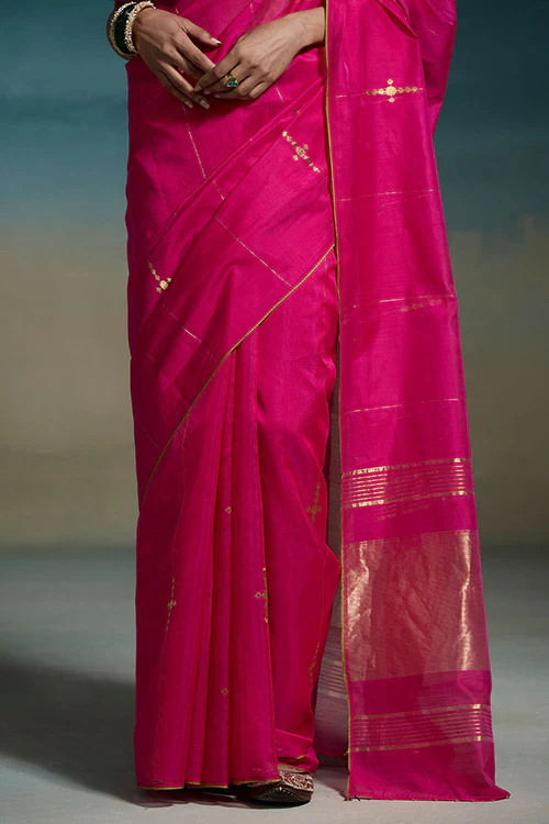 Dressfolk Nayika Tissue Saree - Image 2