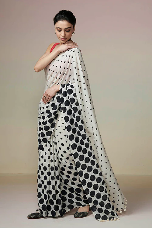 Dressfolk Nightingale Bengal Cotton Saree - Image 3