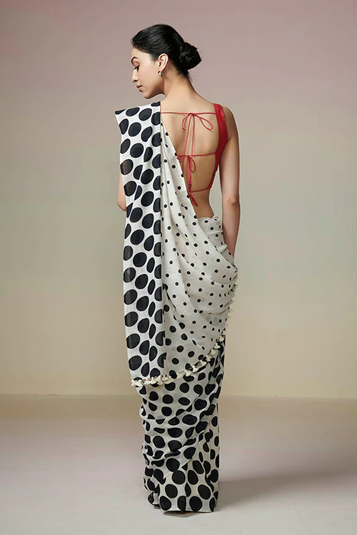 Dressfolk Nightingale Bengal Cotton Saree - Image 4