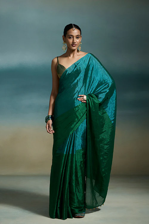 Dressfolk Oorja Tissue Saree - Image 2
