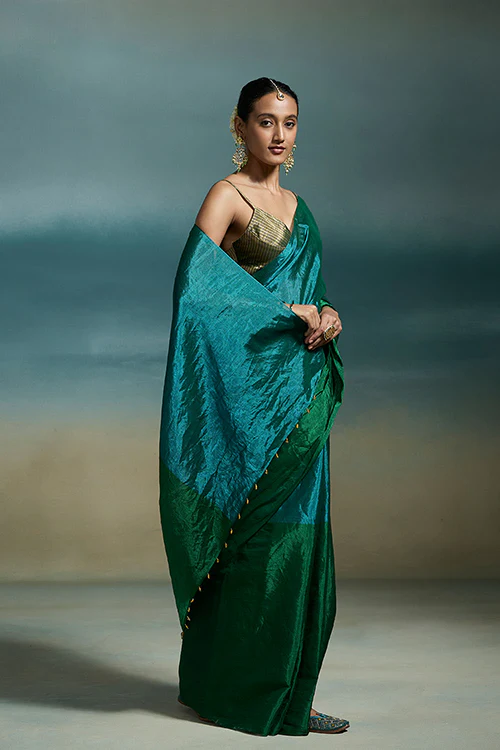 Dressfolk Oorja Tissue Saree - Image 3
