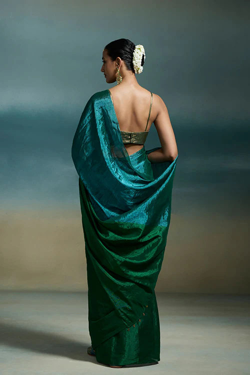 Dressfolk Oorja Tissue Saree - Image 4