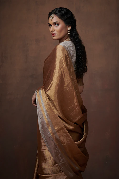 Dressfolk Sonam Tissue Saree - Image 2