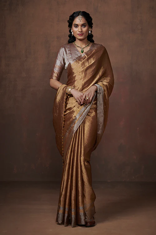 Dressfolk Sonam Tissue Saree - Image 3