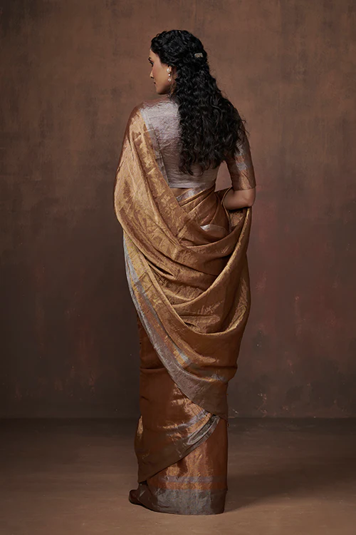 Dressfolk Sonam Tissue Saree - Image 5