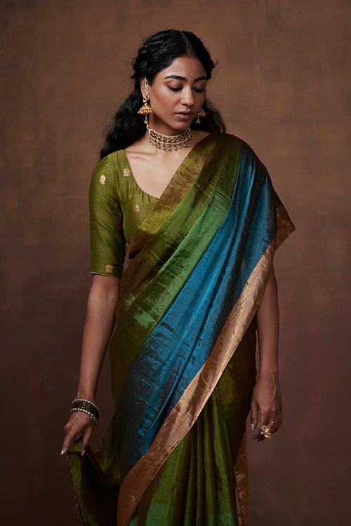 Dressfolk Vyom Tissue Saree - Image 2
