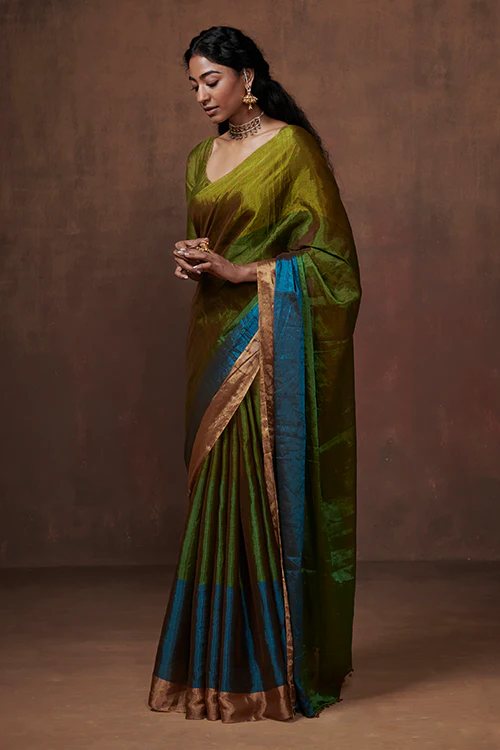 Dressfolk Vyom Tissue Saree - Image 3