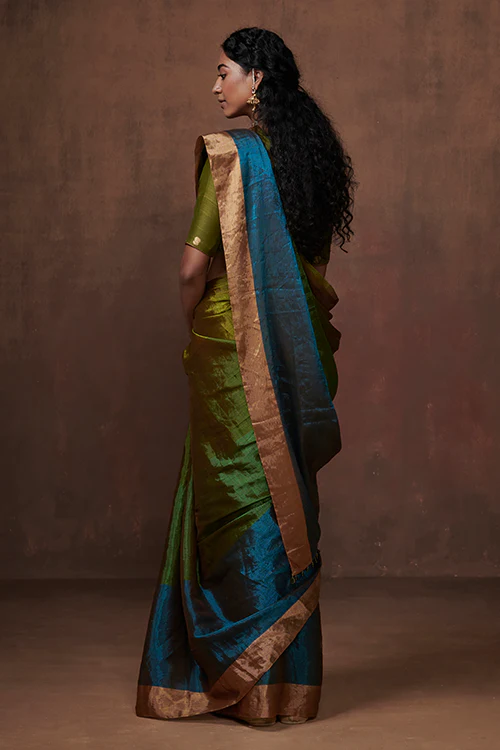 Dressfolk Vyom Tissue Saree - Image 4