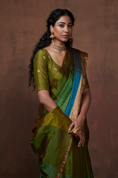 Dressfolk Vyom Tissue Saree - Image 5