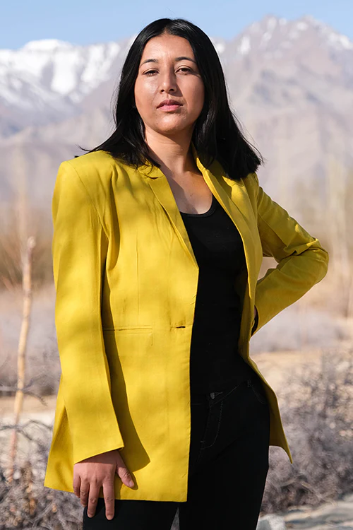 Okhai 'Dry Laburnum' Pure Cotton Blazer - Image 5