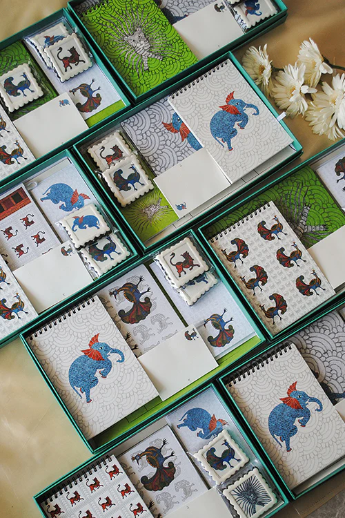 Ekibeki Gond Waghoba Stationery Gift Box - Image 2