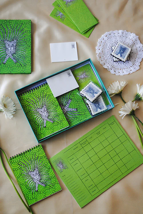 Ekibeki Gond Waghoba Stationery Gift Box - Image 4