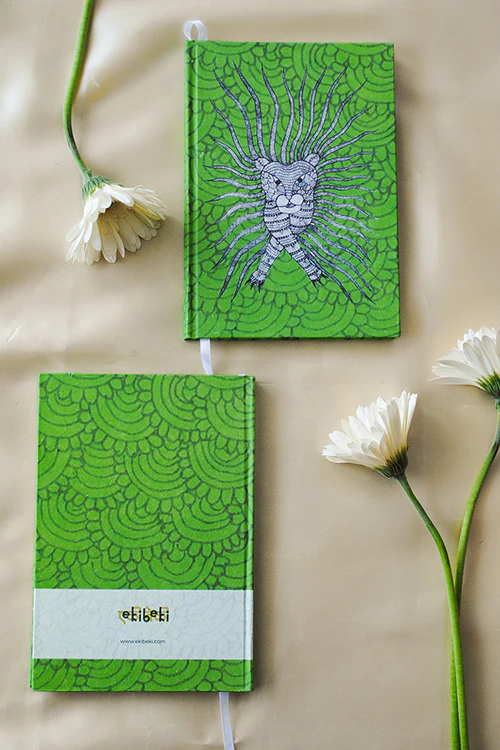 Ekibeki Gond"Wagobha"Journal 1Pcs Notebook Green - Image 6