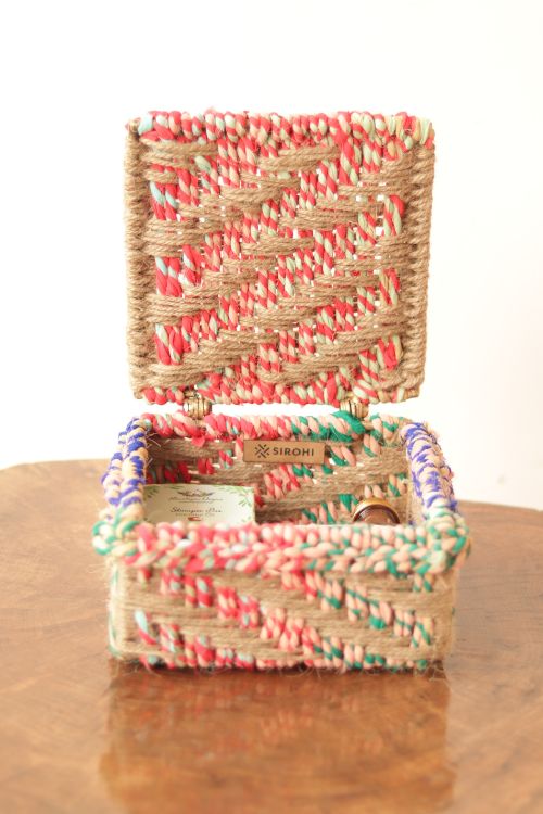 Sirohi Essence Upcycled Textile Box
