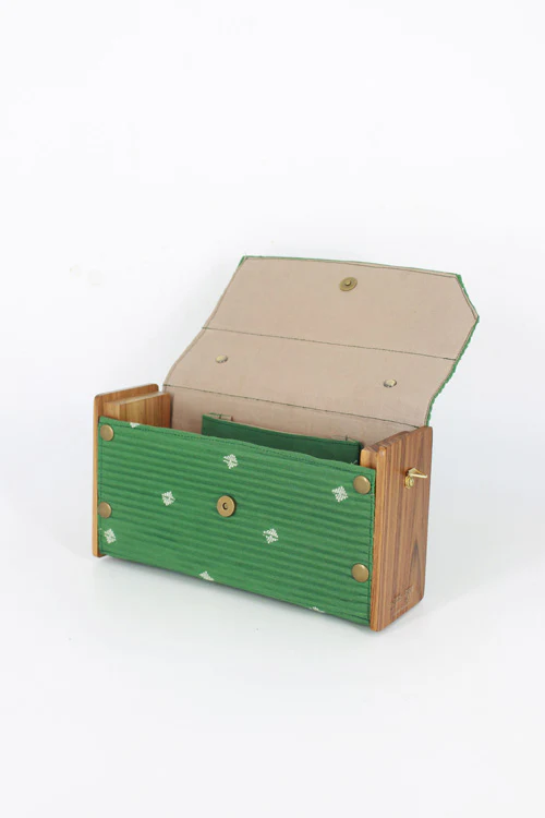 Lukka Chuppi Fern Box Clutch - Single Sleeve - Image 10