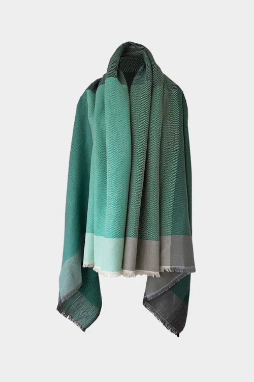 Fifth Origins Versatile Handwoven Cape/ Poncho Infinity Aurora - Image 6