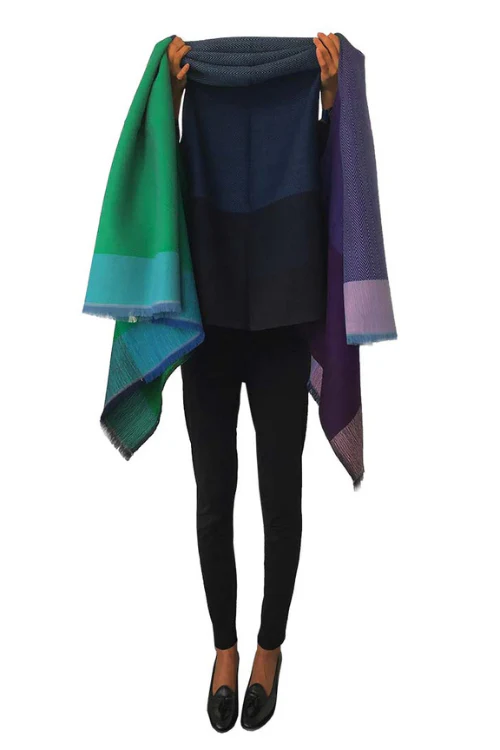 Fifth Origins Versatile Handwoven Cape/ Poncho Infinity Galaxy - Image 6