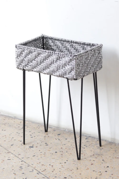 Sirohi Flamingo Upcycled Plastic Box Stand - Image 3