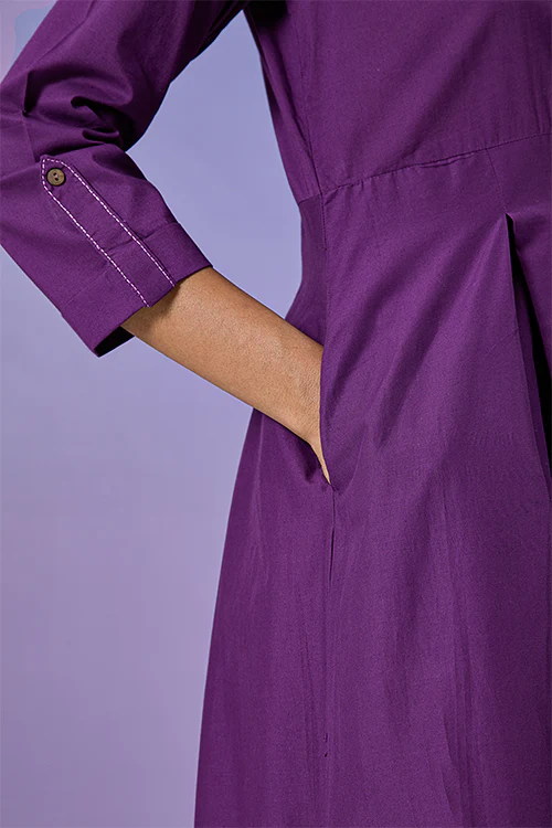 Okhai 'Free Spirit' Pure Cotton Hand Embroidered Mirror Work Dress - Image 10
