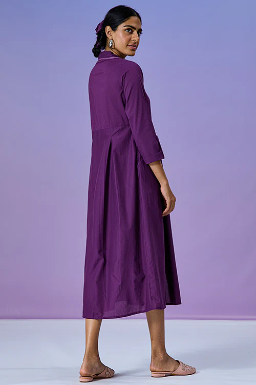 Okhai 'Free Spirit' Pure Cotton Hand Embroidered Mirror Work Dress - Image 5