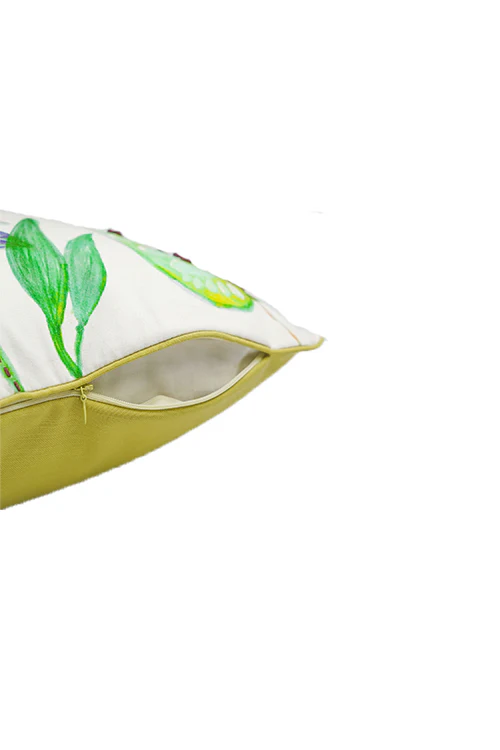 Onset Homes Fresca Cushion Cover-Lime Green-16X16 - Image 5