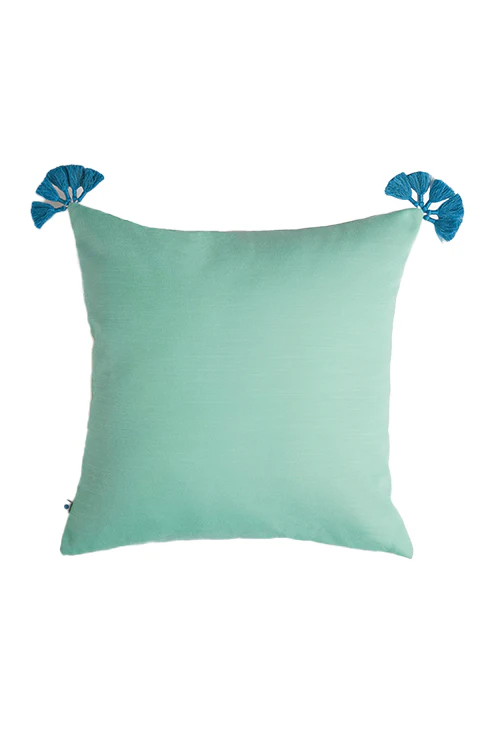 Onset Homes Gardenscape Cushion Cover-Turquoise-16X16 - Image 4
