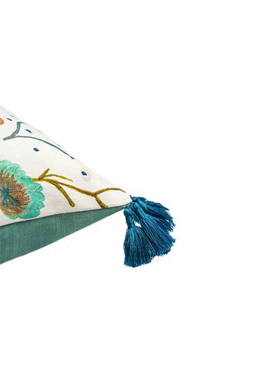 Onset Homes Gardenscape Cushion Cover-Turquoise-16X16 - Image 5