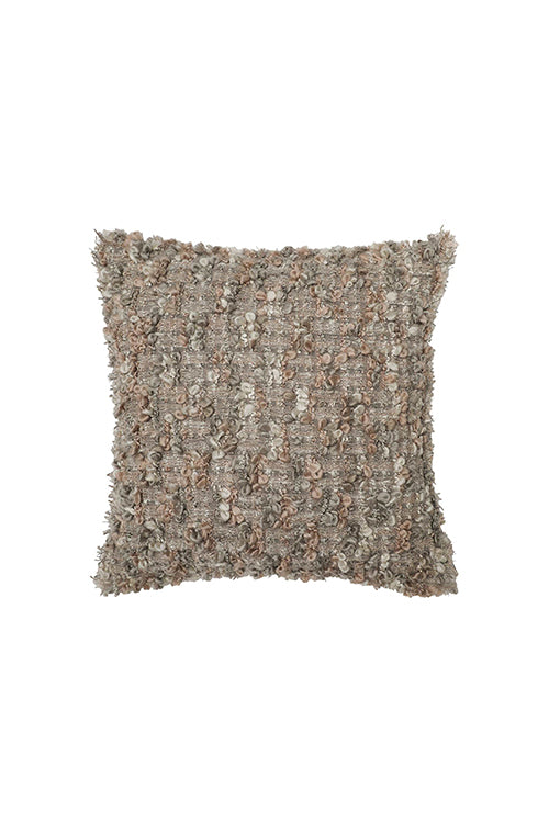 Onset Homes Gunjan Handwoven Cushion Cover-Pewter