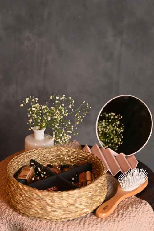 Kadam Haat Handmade Sabai Grass Jewellery Box-Natural