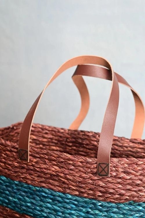 Kadam Haat Handmade Sabai Grass Shopping Bag - Brown - Image 9