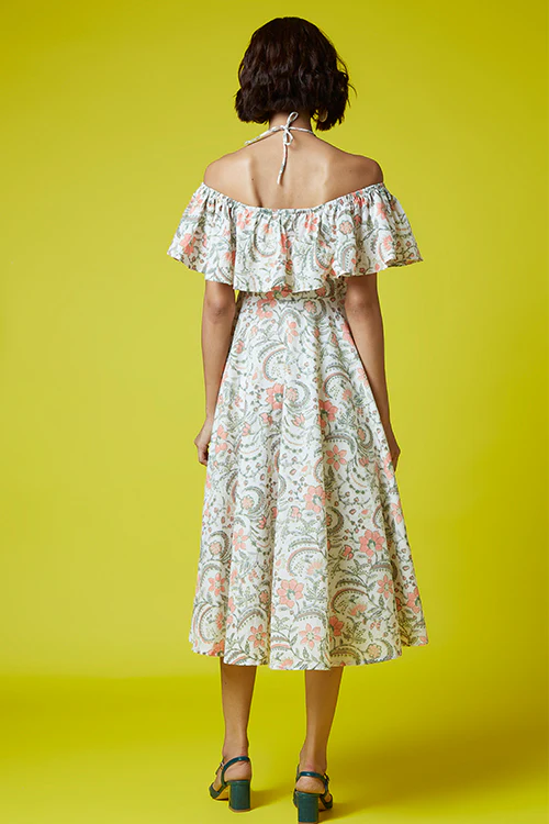 Okhai 'Heartstring' Hand Block Printed Dress - Image 5
